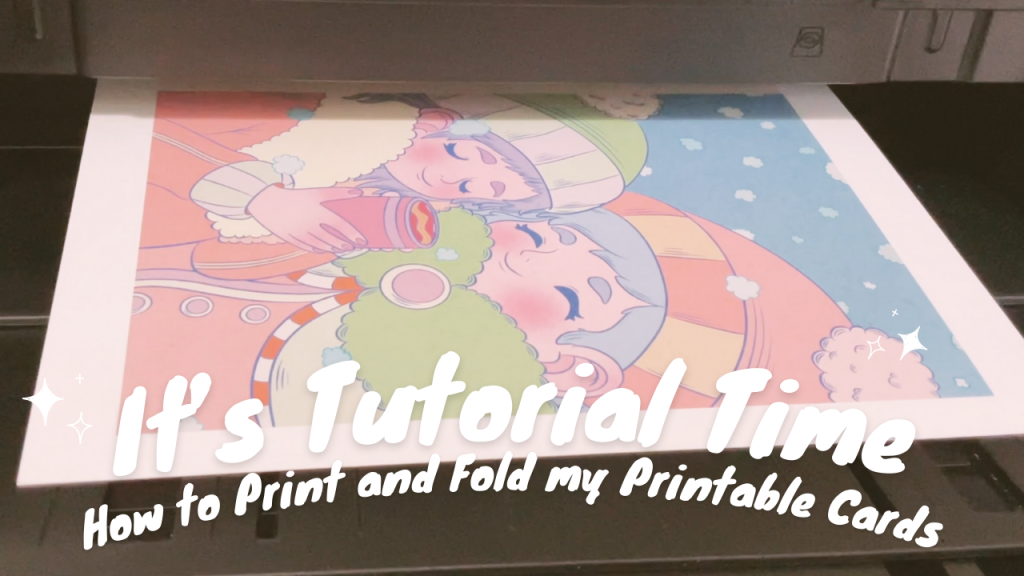 How to Print, Trim, and Fold Printable 5×7 Cards – Video Tutorial